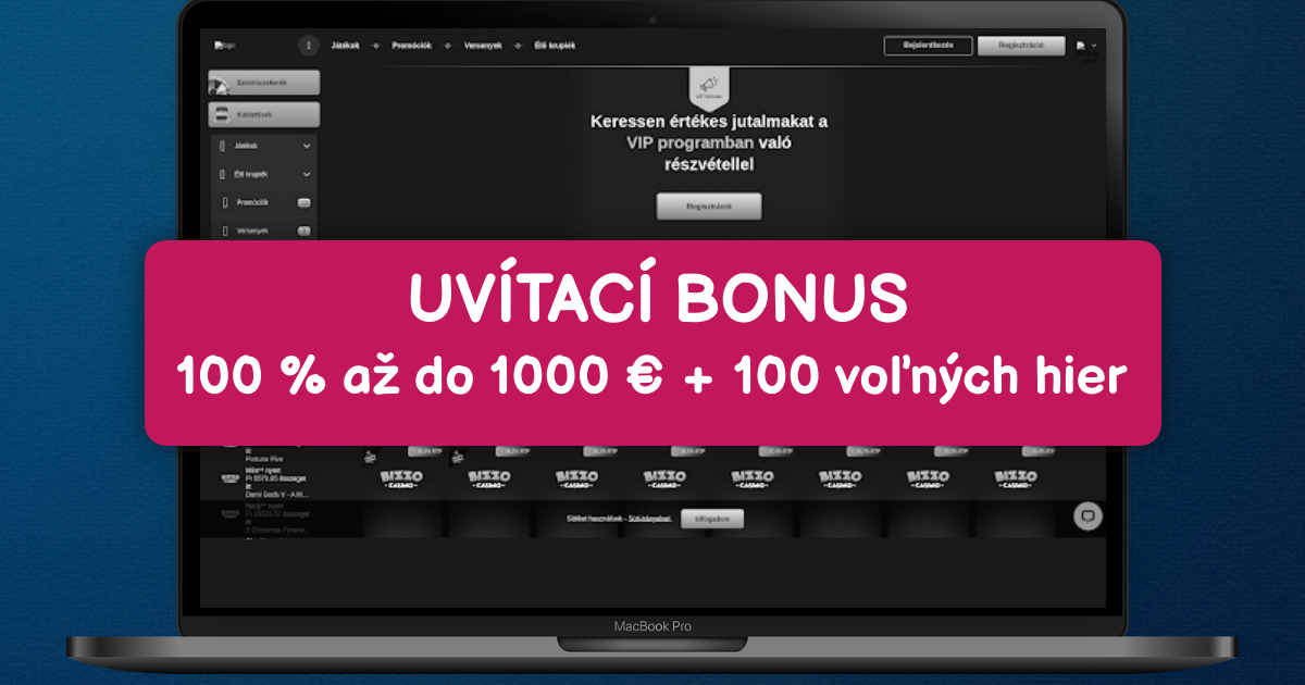 Bizzo Casino Slovensko - Online Hry a Bonusy
